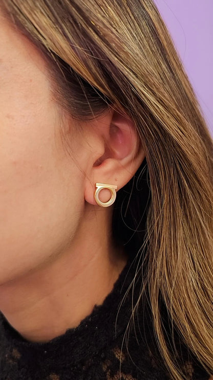 Aretes Salvatore dorado