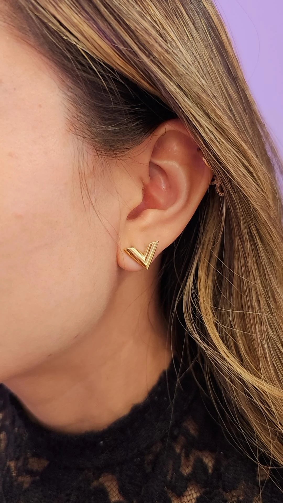 Aretes Vuitton