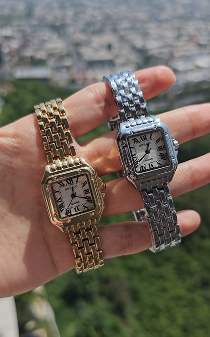 Reloj Pantera plateado