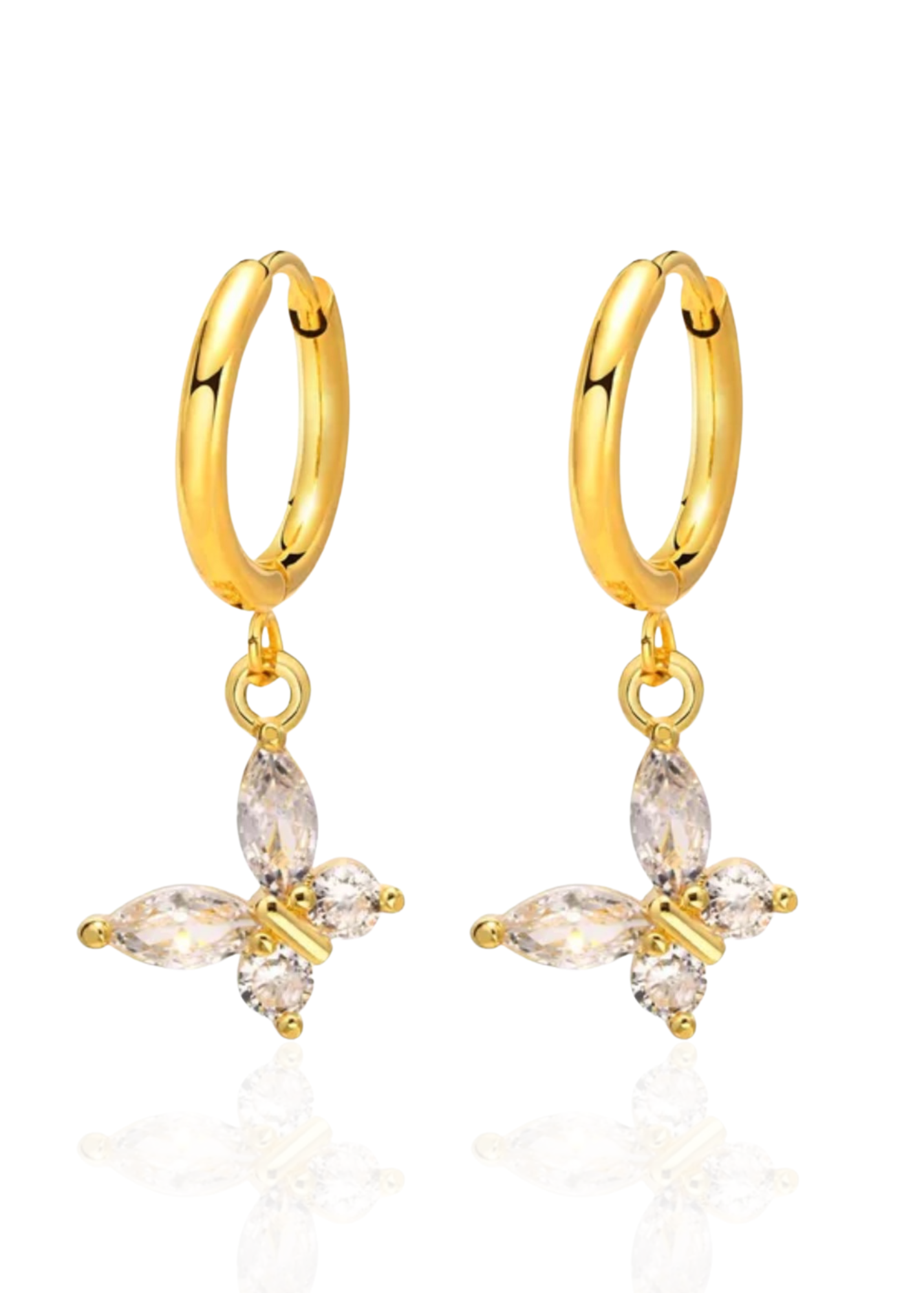 Aretes mariposa