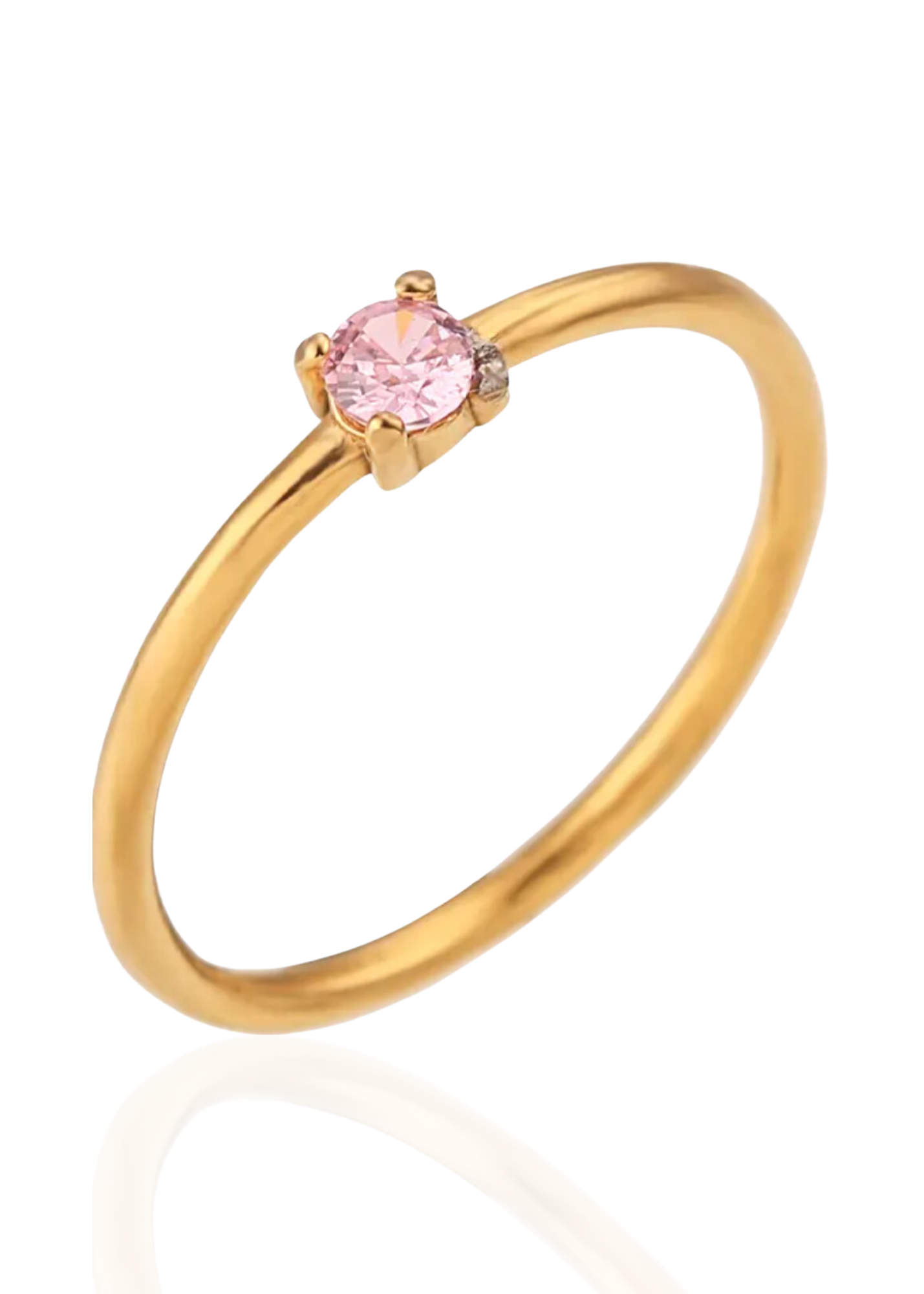 Birthstone delicate ring Octubre Turmalina