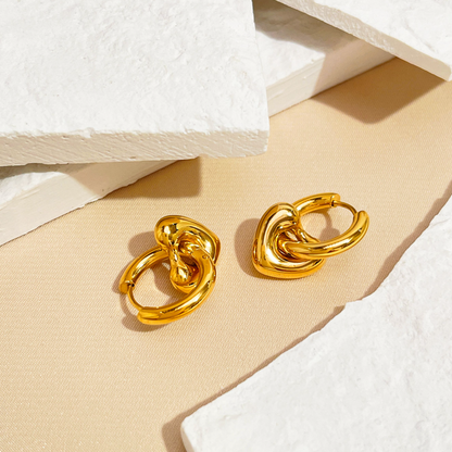 Chunky Heart hoops