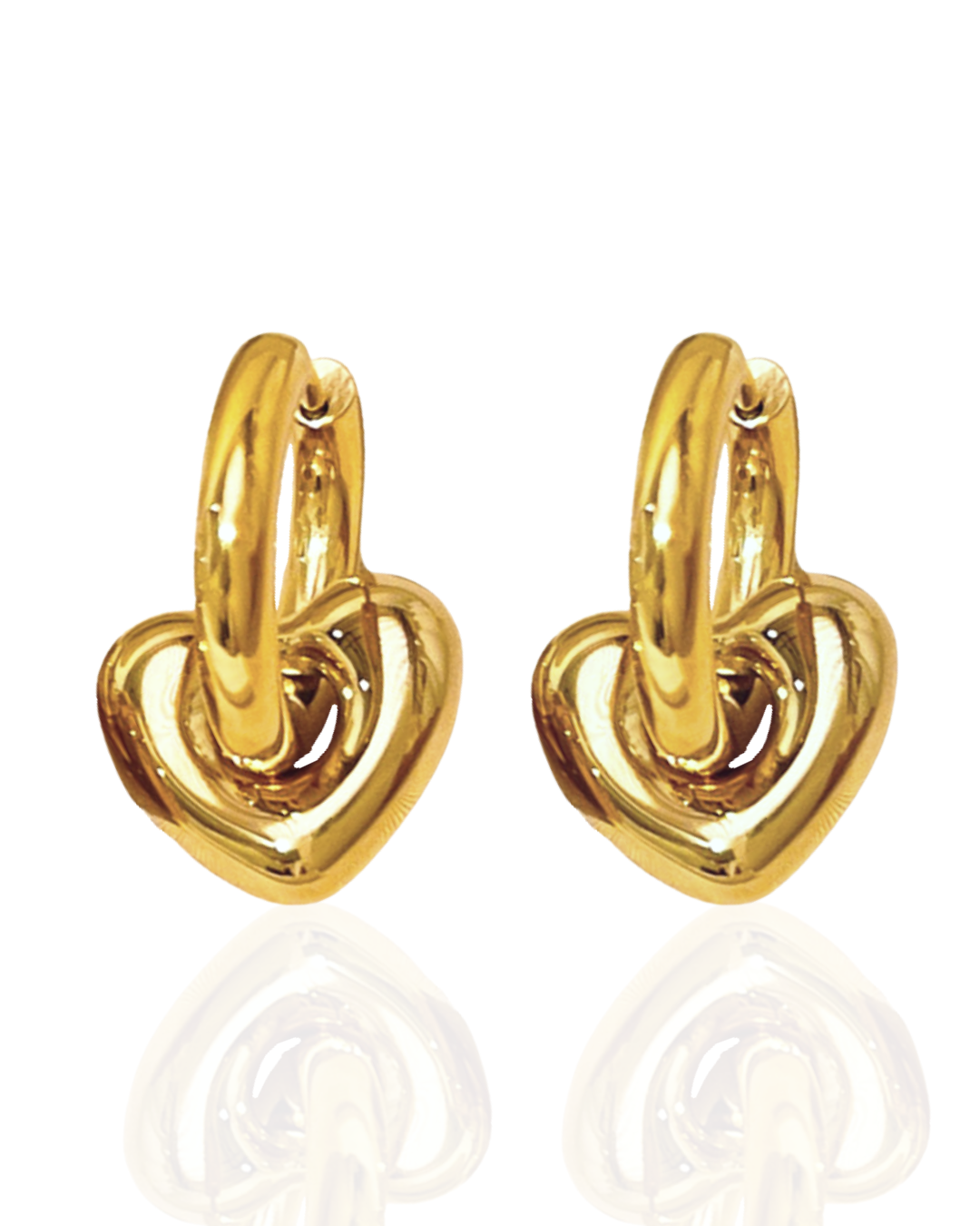 Chunky Heart hoops