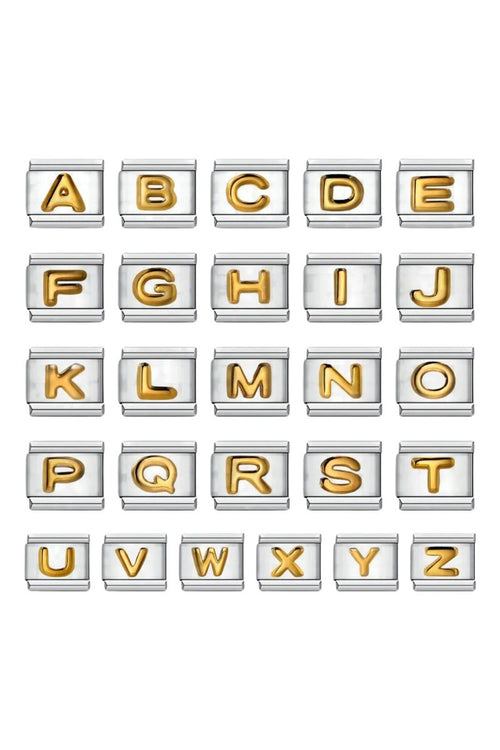 Charm letras italian bracelet