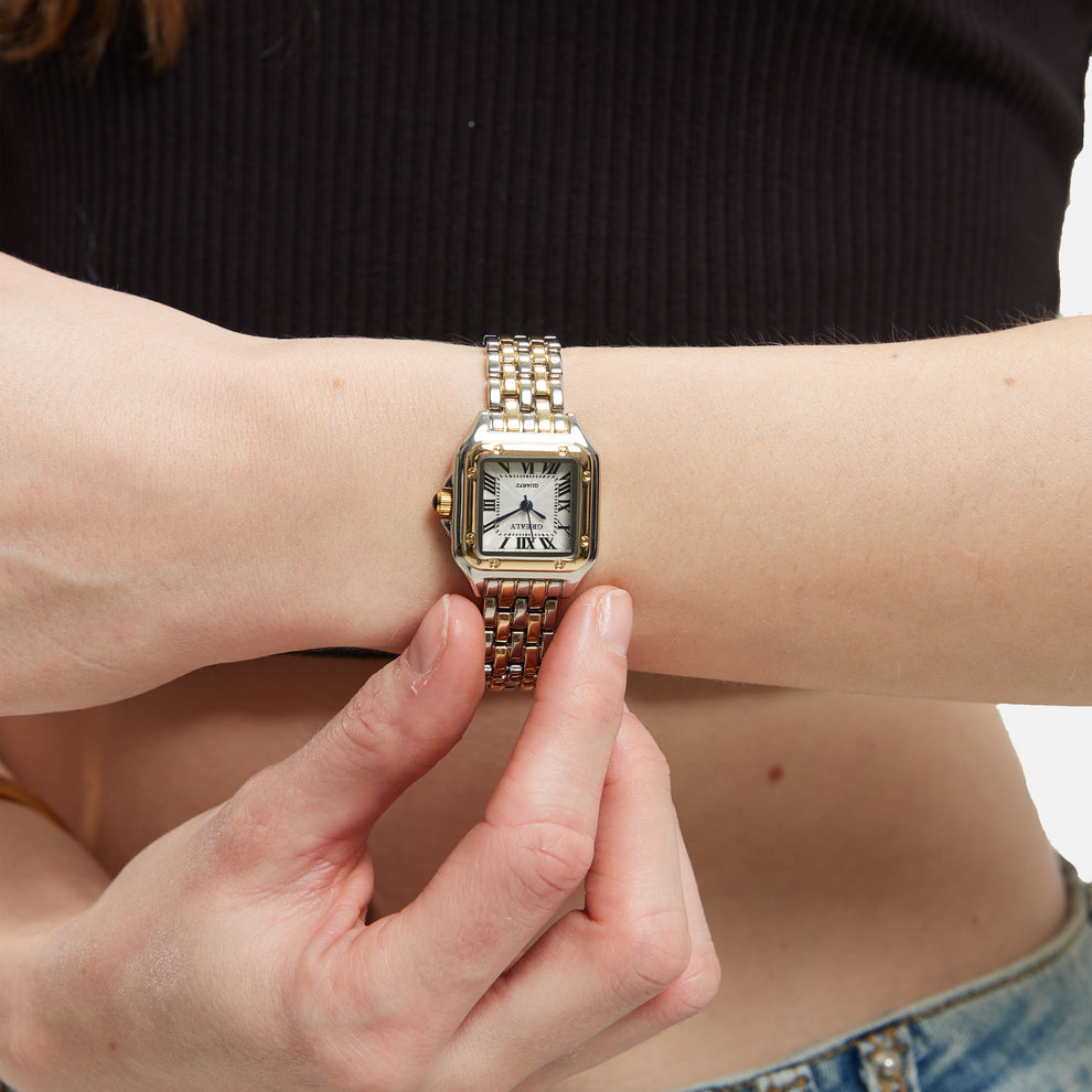 Reloj Pantera bicolor