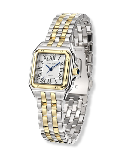 Reloj Pantera bicolor