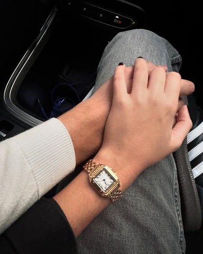 Reloj Pantera dorado