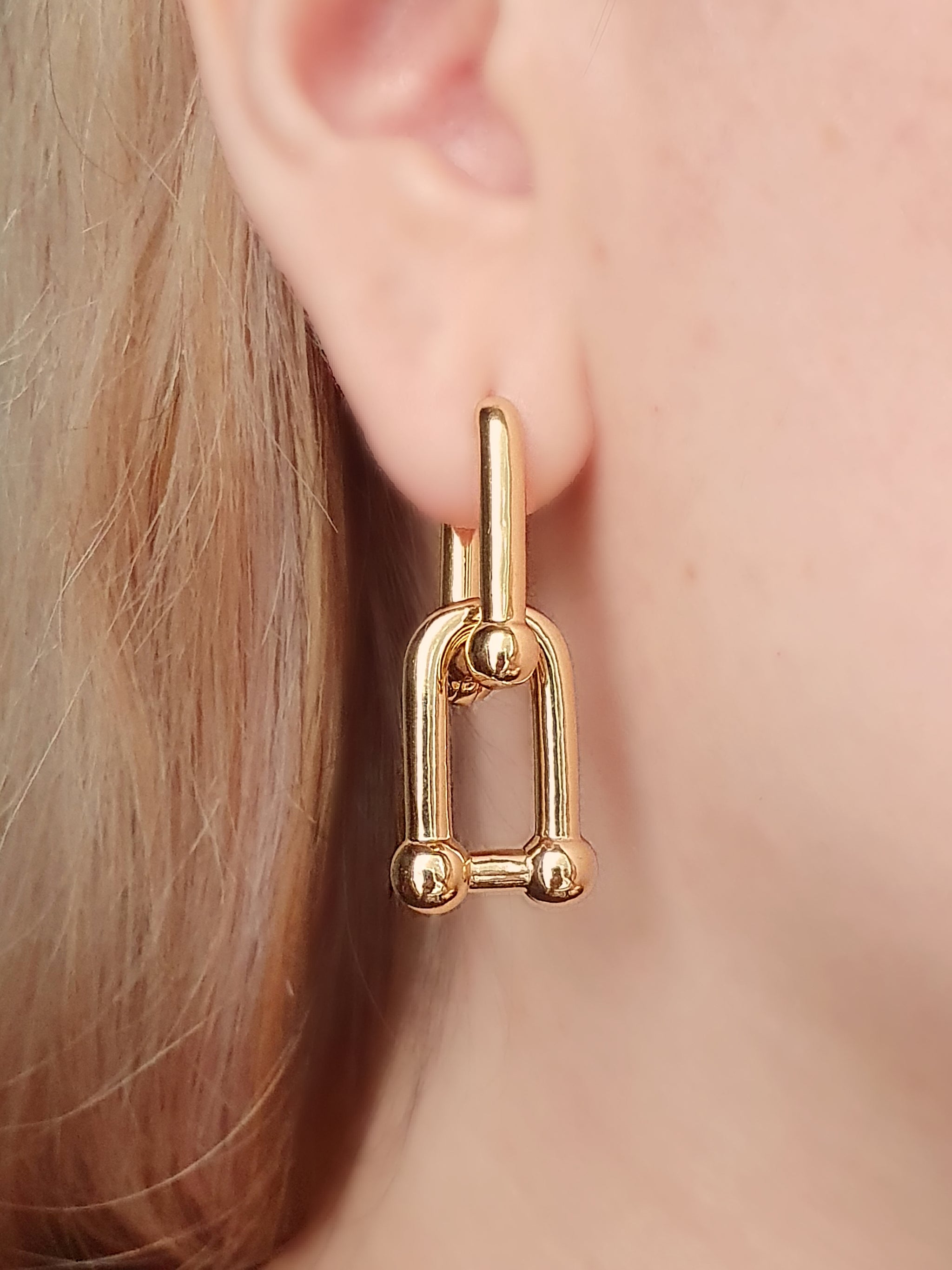 Double Link Chunky Hoops