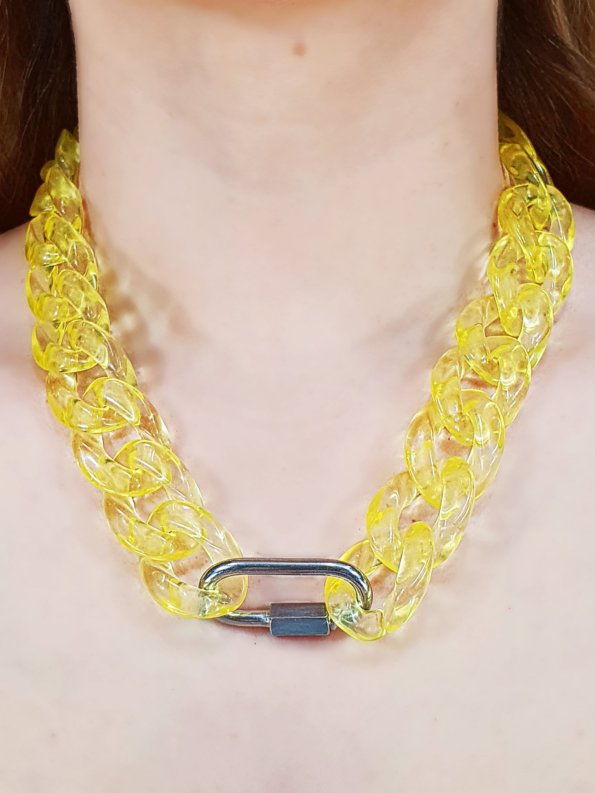 Chunky Chain Hot Yellow