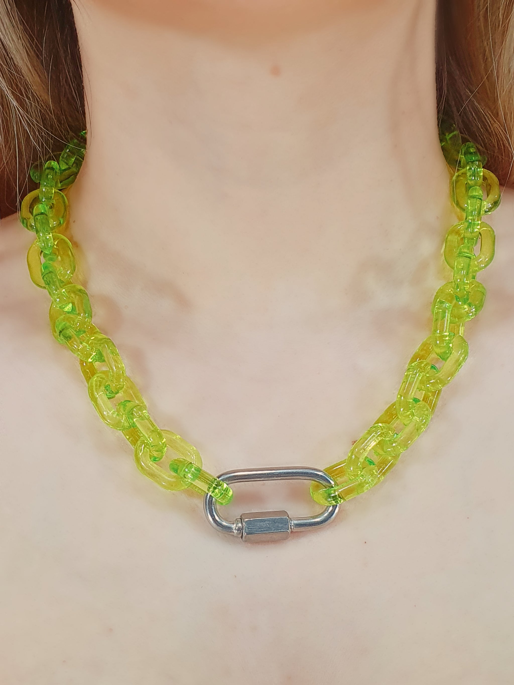 Chunky Chain Lime green