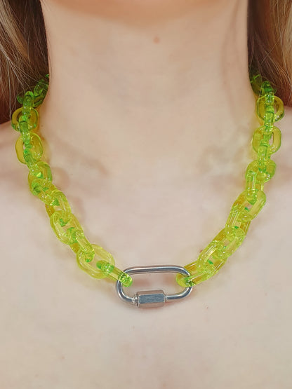 Chunky Chain Lime green