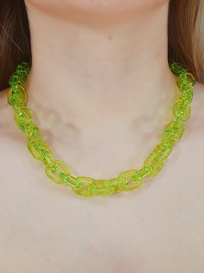 Chunky Chain Lime green