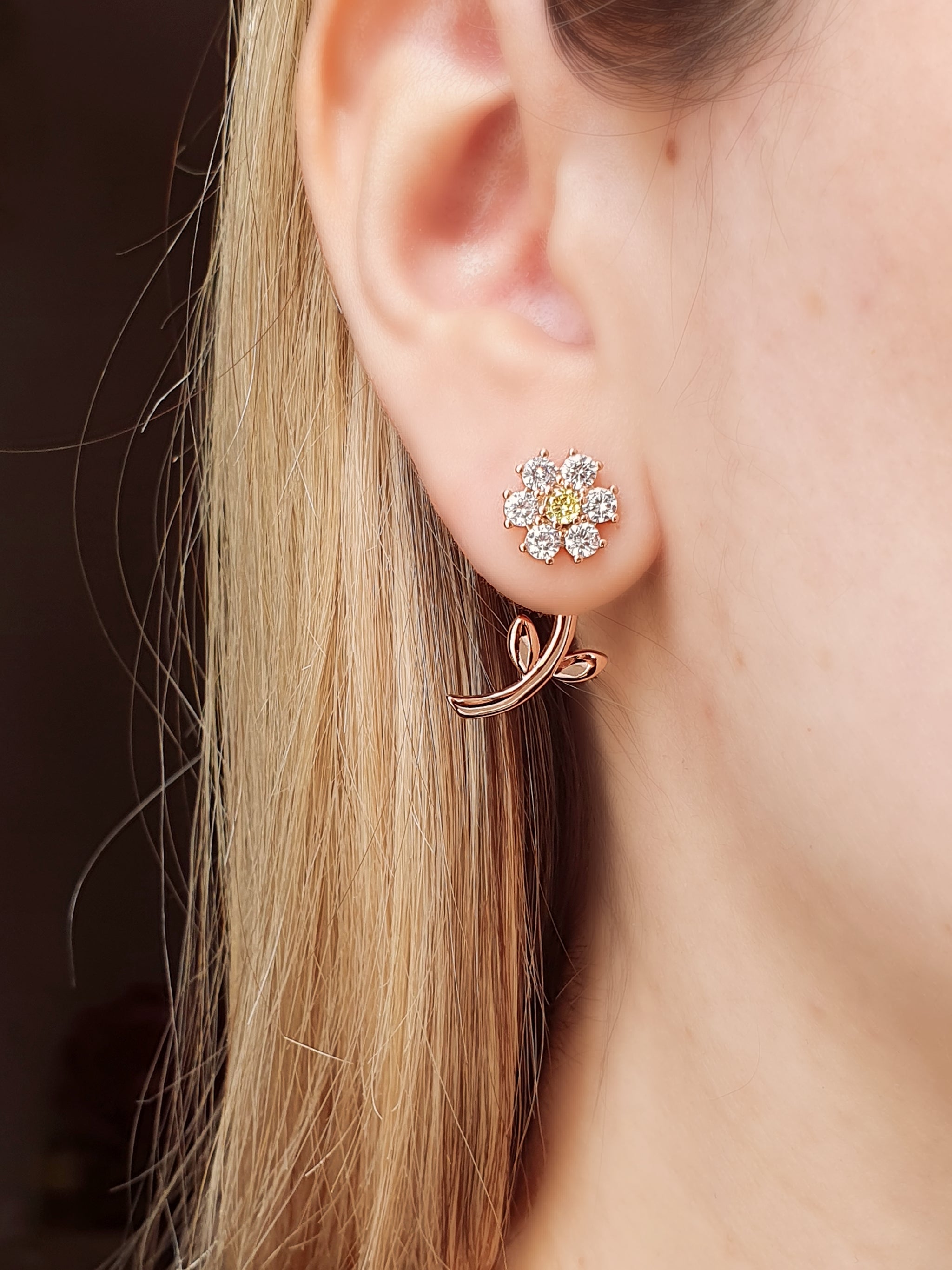 Yo Te Cielo ear jacket rosegold