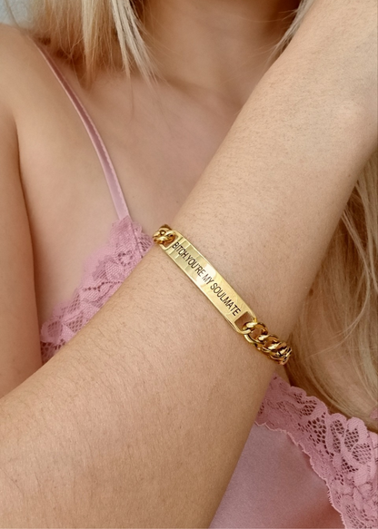 *itch you´re my soulmate bracelet