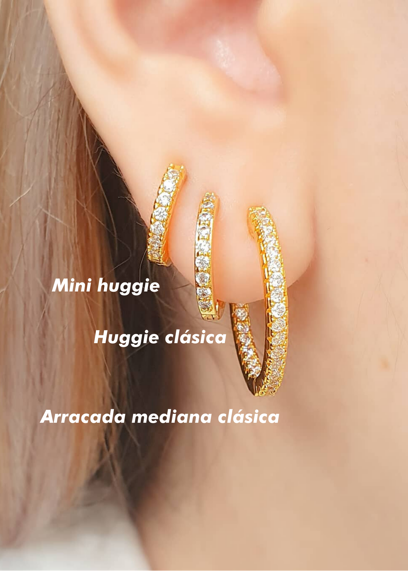 Mini huggie gold