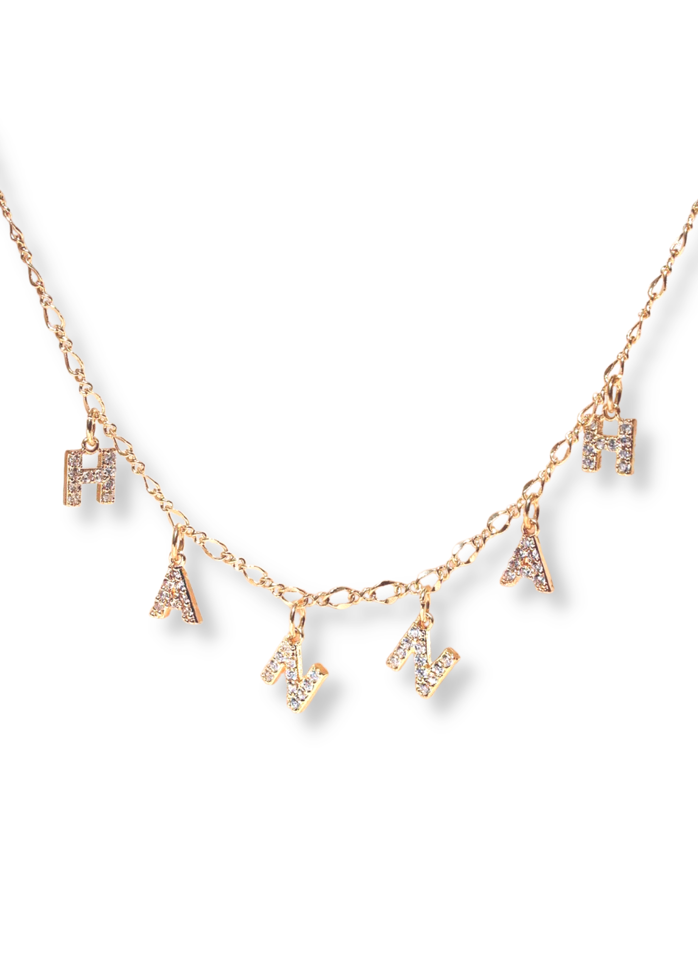 Dainty initials necklace