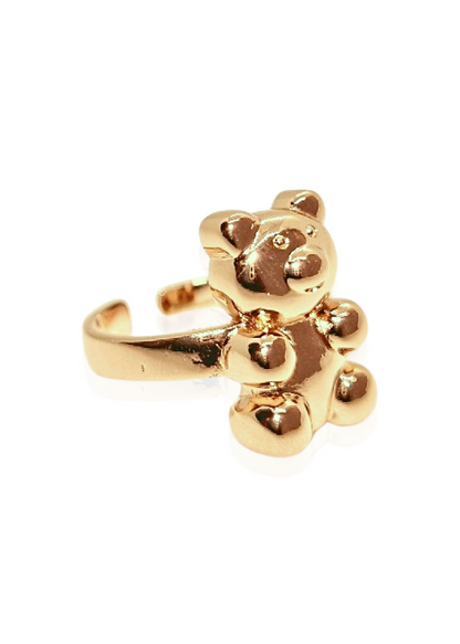 Gummy bear ring gold