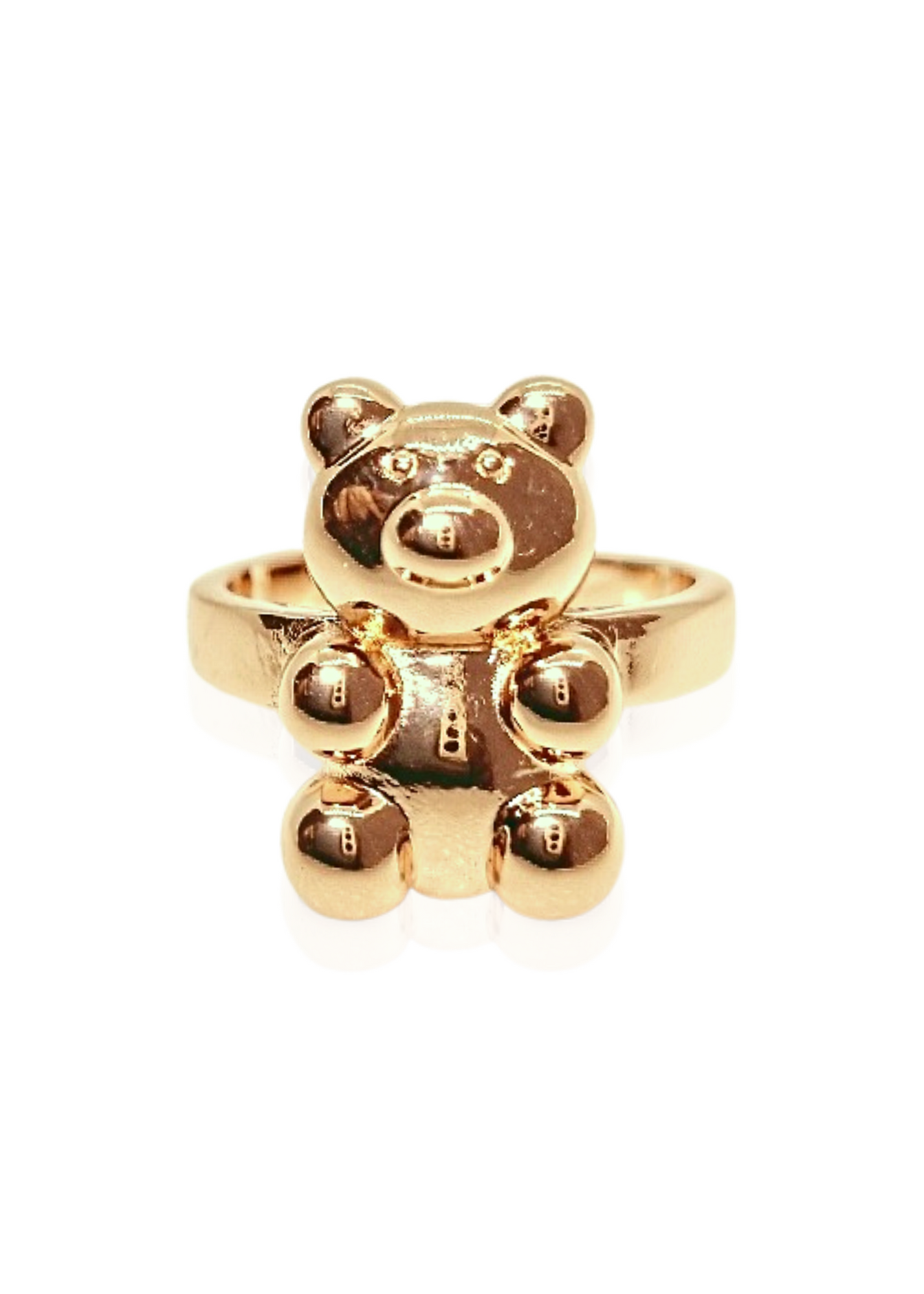 Gummy bear ring gold