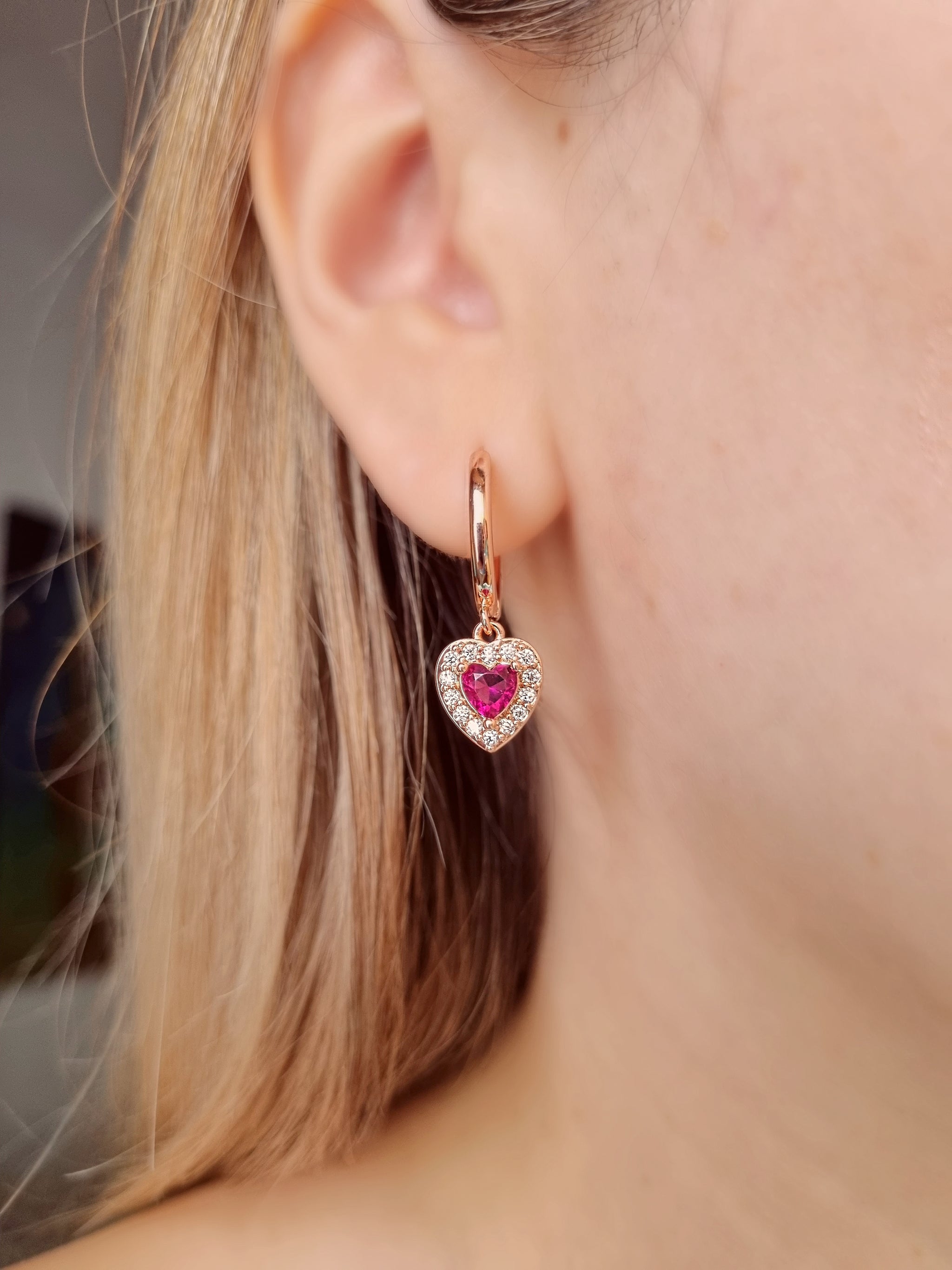 Sailor Scout hoops rosegold