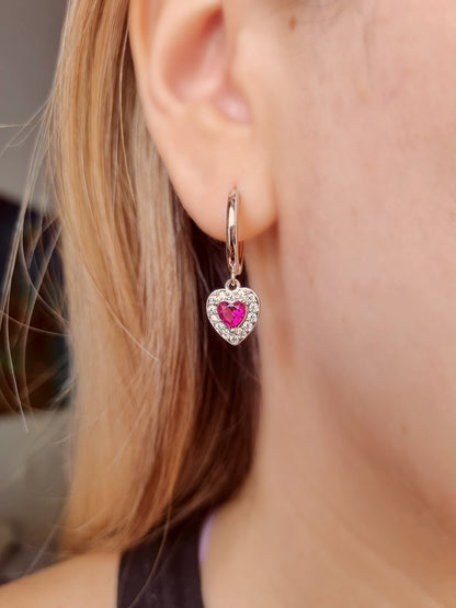 Sailor Scout hoops silver
