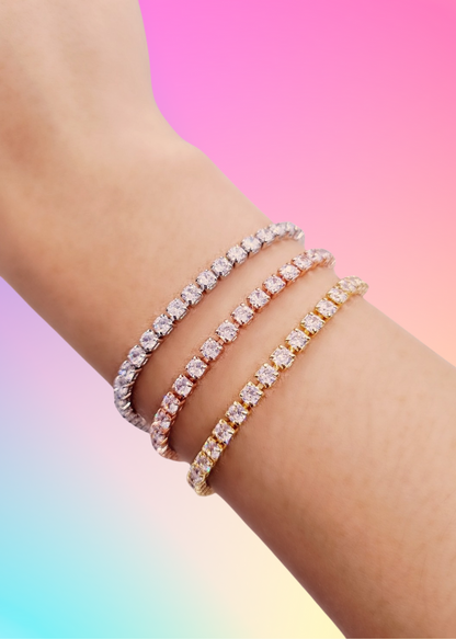 Tennis bracelet gold